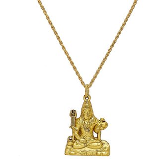                       Ceylonmine-shiv shankar pendent gold plated classic desinger pendent                                              
