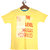Boys Printed Pure Cotton T Shirt  (Multicolor, Pack of 5) yellow,pink,red,red,blue