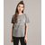 Kotty Women's Grey Round Neck T-Shirts