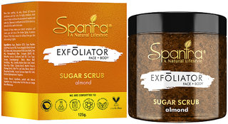 Spantra Almond Sugar Scrub - 125 Gram