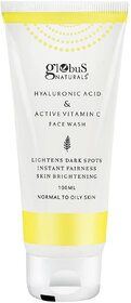 Globus Naturals Hyaluronic acid and Vitamin C Face Wash