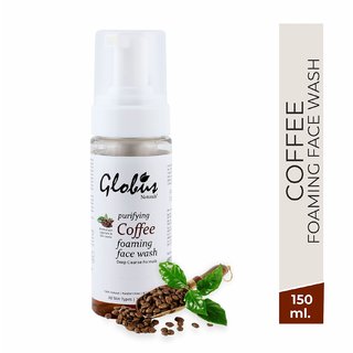                      Globus Naturals Purifying Coffee Foaming Face wash                                              