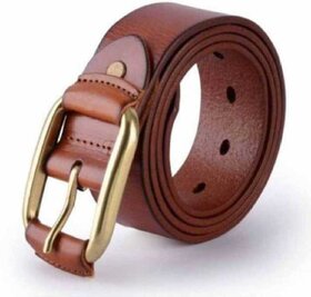 Phoenix International Men Brown Pure Leather Belt