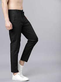 Amazonin Blacks  Formal Trousers  Trousers Clothing  Accessories