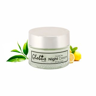                       Globus Naturals Green Tea Moisturizing Night Cream                                              