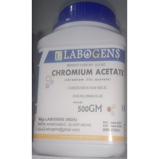 LABOGENS CHROMIUM ACETATE 500GM LABOGENS CHROMIUM ACETATE 500GM