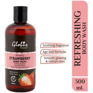                       Globus Naturals Refreshing Strawberry Body wash                                              