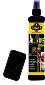 AMWAX ALL IN ONE LIQUID POLISH 320 ML WITH APPLICATOR