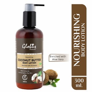                       Globus Naturals Nourishing Coconut Butter Body Lotion                                              