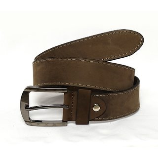 Red Line Men's Brown Leatherite Belt