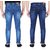 Ragzo Men's Regular Fit Multicolor Jeans