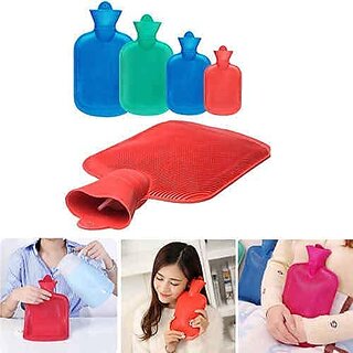                       Hot Water Bag/Bottle Non-Electrical For Pain Relief (Assorted Color)- Pack of 1 (2 Litre)                                              