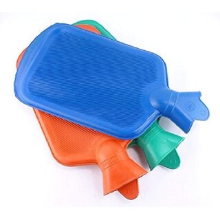                       Hot Water Bag/Bottle Comfort - Ideal for Back pain/Body pain NON-ELECTRICAL 2 L Leak Proof Multi Color                                              