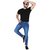 Ragzo Men's Stretchable Regular Fit Blue Jeans