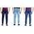 Ragzo Men's Slim Fit Multicolor Jeans