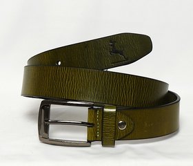 Red Line Men's Brown Leatherite Belt