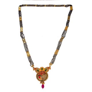 New Latest Designs Golden mangalsutra for women by shrungarika M 275