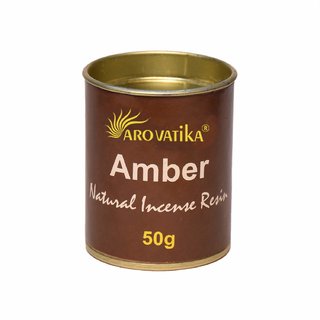 Aromatika Amber Incense Resin Jar of 50 gm.