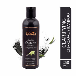                       Globus Naturals Clarifying Charcoal Shampoo                                              