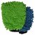 Microfiber Double Sided Microfiber Hand Gloves Car Window Washing Kitchen Dust Cleaning Glove Assorted Colors