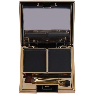 Camelon 2 Color Eyebrow Powder Kit ( With Mirror and Brush) (Black Color) 5 g  (Black)