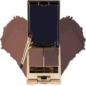 Camelon 2 Color Eyebrow Powder Kit ( With Mirror and Brush) (Black Color) 5 g  (Black)