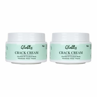 Globus Naturals Crack Cream Green 50 gm, Srt of 2 Globus Naturals Crack Cream Green 50 gm, Srt of 2
