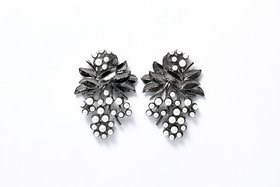 Crystal Blooms Women Silver Plated Plating Traditional/Ethnic Studs