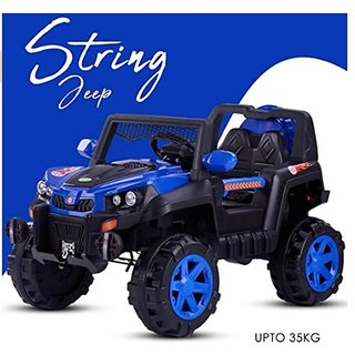                       OH BABY Ride ON JEEP SUV ATV Rechargeable Battery Operated Ride-On with Remote for Kids (2 to 7 Yrs), Red Jeep Battery O                                              