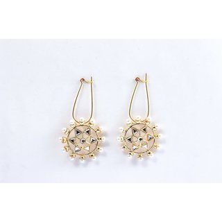 Crystal Blooms Women Gold Plated Plating Ear Thread