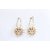 Crystal Blooms Women Gold Plated Plating Ear Thread