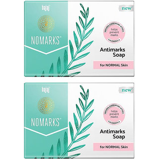 Bajaj Nomarks Soap For Normal Skin 125gm Pack Of 2 Bajaj Nomarks Soap For Normal Skin 125gm Pack Of 2
