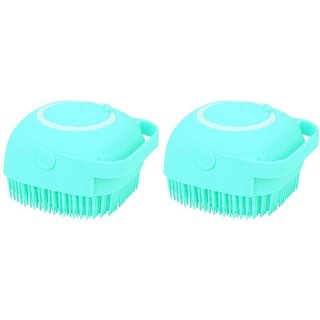 orsop Silicon Body Bath Brush, Silicone Soft Bath Body Brush with Shampoo Dispenser - PACK OF 2