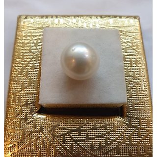                       Ceylonmine-5 ratti Natural Pearl moti Certified Moti/Stone for men & women                                              