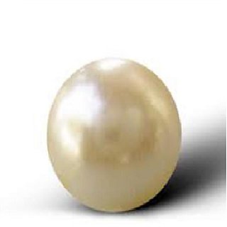                       Ceylonmine-5.50 ratti Real Pearl Moti Certified Energized Loose Gemstone for unisex                                              