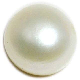                       Jaipur Gemstone-5.5 ratti Gems carat Ratti Pearl Gemstone 100% Certified Original Moti Stone                                              