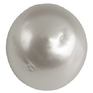                       Jaipur Gemstone-5.5 ratti White Pearl Gemstone for Astrological perpose for unixes                                              