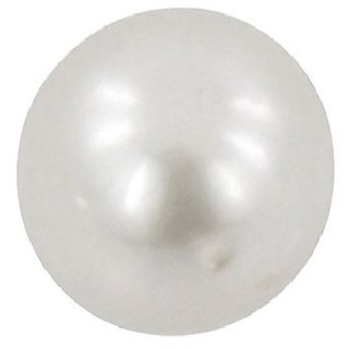                       Jaipur Gemstone-5.50 ratti Pearl Gemstone 100% Certified Original Moti Stone for unisex                                              