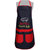 Sun Multiple Kitchen Apron with 2 Front Pockets for Male or Female - Red / Navy Blue (Good Food Good Life)