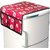 Sun Multiple Fridge Top Cover with 2 Handle Cover  3 Fridge Mats (Pink Flowers)