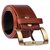 Mens Brown Faux Leather Belt By Pari  Prince