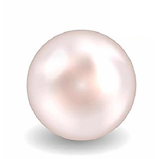                       Ceylonmine-6.50 ratti Pearl Gemstone Original Certified 100% Natural with Lab Certified Card for unisex                                              