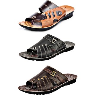 Buy Casual Fancy Slippers For Men and Boys Combo Of 3 Online