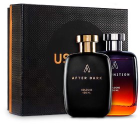 Ustraa Fragrance Gift Box - Ammunition Cologne 100ml And After Dark Cologne 100ml
