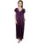 RamE-2 PC  Babay doll  Satin Purple Colour nighty ,gown ,night wear ,night dress,night suits