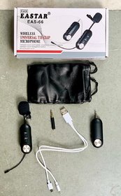 Amrit Universal Tie Wireless lavalier/Collar Microphone for mobiles and other support device