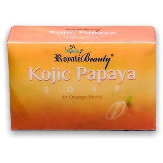                       Royale Beauty Kojic Papaya Soap with Orange scent 130g                                              