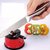 Manual Kitchen Knife Sharpener for Sharpening Stainless Steel Tool for Ceramic Knife and Steel Knives with Suction Pad