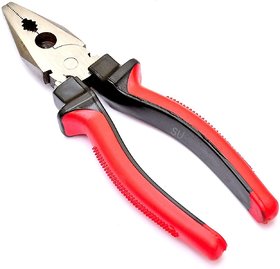 SU Multipurpose Hand Tool 8 CRV Combination Plier (Red, 200mm)