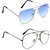 Kanny Devis Aviator Unisex Sunglasses Combo of 2(131-DRNO)